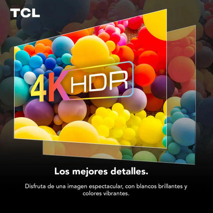 Televisor Tcl 55  Led 4k Uhd Con Google Tv L55p635 Color Neg