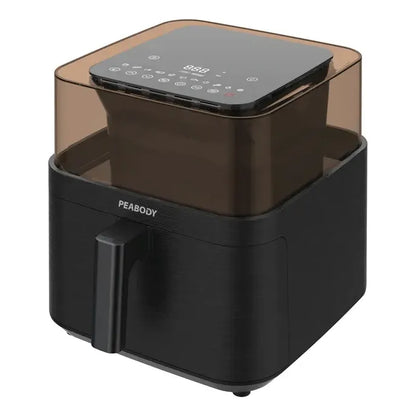 Freidora De Aire Peabody Pe-afd720n 7,2l Visor 360º 11 Prog Color Negro