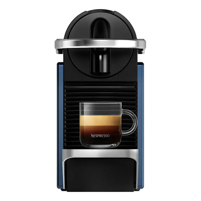 Cafetera Nespresso Pixie Redesign Azul Y Negra Para Café En Color Azul Y Negro