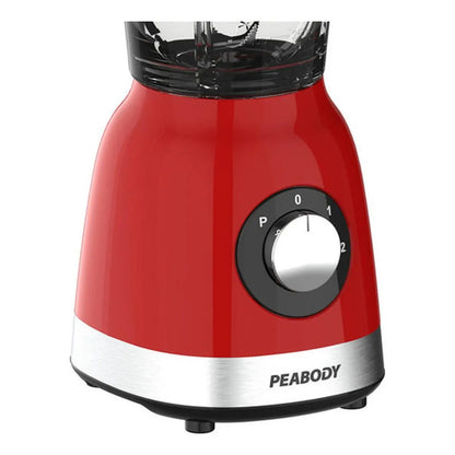 Licuadora Peabody Pe-ln810r Roja 2 Velocidades Jarra De Vidrio 1.75 Litros Rojo