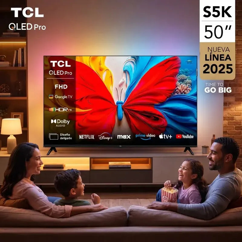 Smart Tv 50 Tcl Full Hd Qled 50s5k