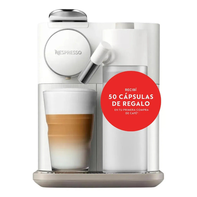 Cafetera Nespresso Gran Lattissima Automática Blanca Para Cápsulas Monodosis Blanco