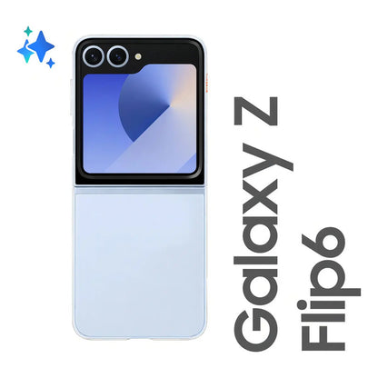 Teléfono Celular Samsung Galaxy Z Flip6 5g, 512 Gb, 12 Gb De Ram, Pantalla 6.7, Cámara. Dual+ Selfie De 50 Megapíxeles, Galaxy Air Blue - Excelente (Reacondicionado)