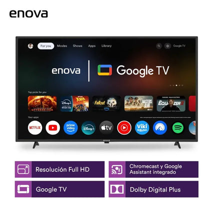 Smart Tv Enova 43'' Full Hd Google Tv