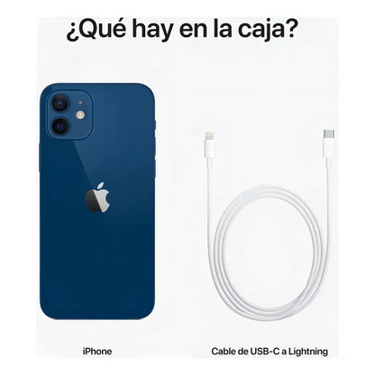 iPhone 12 Dual Sim 128 Gb Azul - Excelente (Reacondicionado)