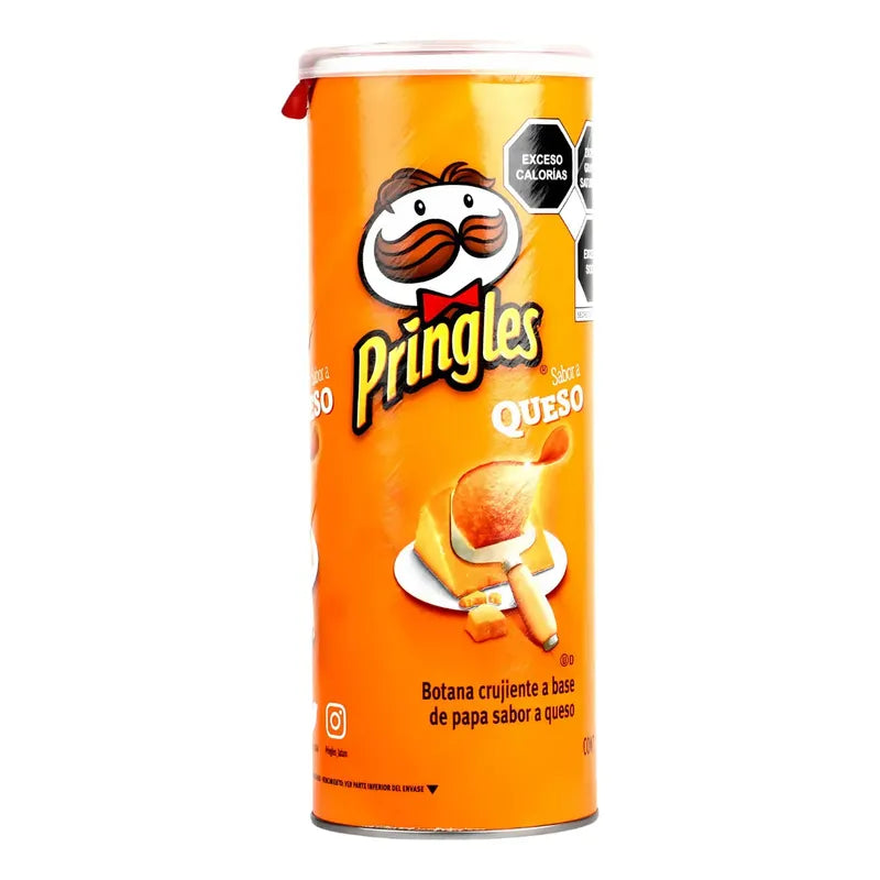 Papas Fritas Pringles Queso Cheddar 109g Queso Pringles Papas Fritas