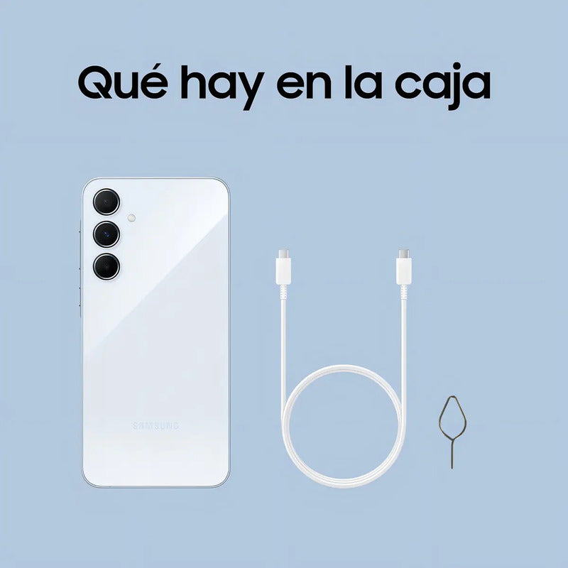 Samsung Galaxy Galaxy A55 5g Dual Sim 256 Gb Azul Claro 8 Gb Ram - Bueno (Reacondicionado) Celeste
