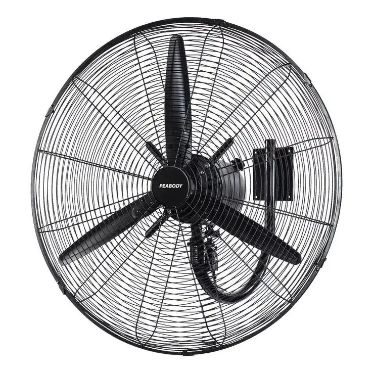 Ventilador De Pared Y De Pie Peabody Pe-vi260m Con Palas De Aluminio 66.04 Cm Negro 3
