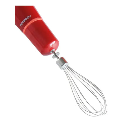 Licuadora De Mano Mixer Peabody Pe-lma323r 600w Roja 2 Vel. Color Rojo