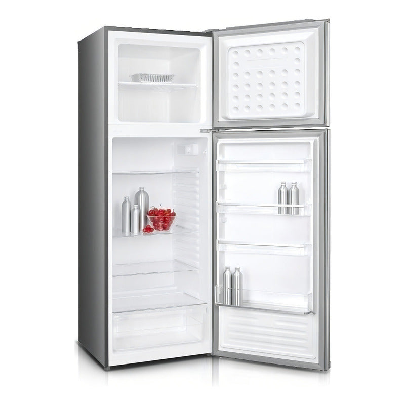 Heladera Con Freezer Philco Top Mount Phct320 Color Acero Inoxidable Con Capacidad De 320l