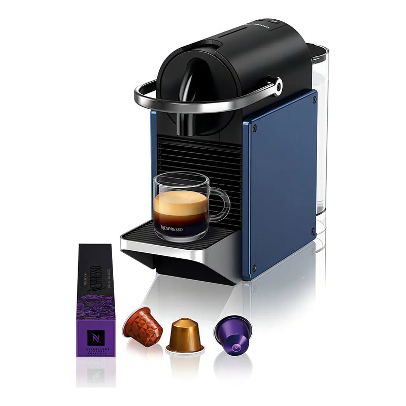 Cafetera Nespresso Pixie Dark Blue Azul