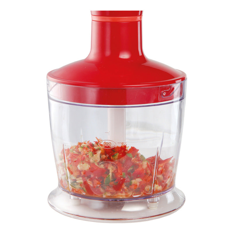 Licuadora De Mano Mixer Peabody Smartchef Pe-lma327r 800w Color Rojo