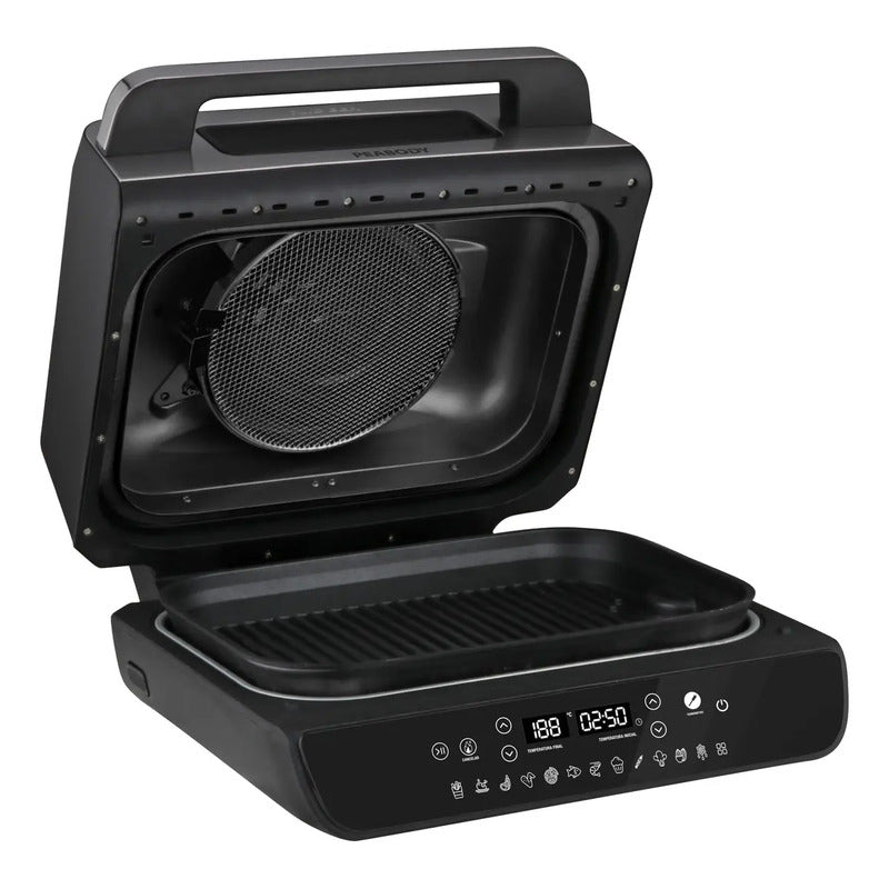 Freidora De Aire Peabody Pe-afg03n 7l Negra 1.8kw Color Negro