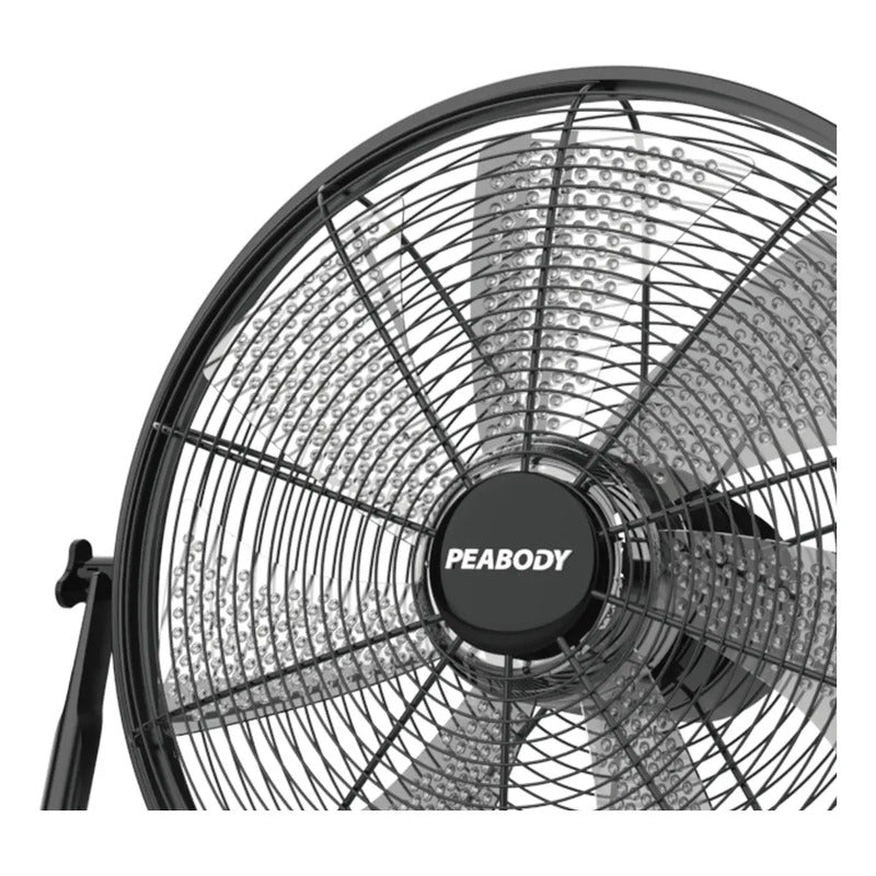 Ventilador Turbo A Bateria Peabody Pe-vtb1630n 24v Con 7 Asp 40.64 Cm Negro 7
