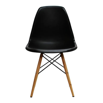 Silla Eames X4 Diseño Living Comedor Cocina Full Baires4 Cantidad De Sillas Por Set 4 Color De La Estructura De La Silla Negro Liso