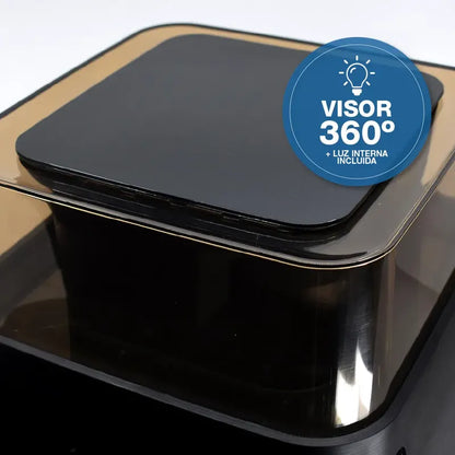 Freidora De Aire Peabody Pe-afd720n 7,2l Visor 360º 11 Prog Color Negro