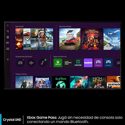 Smart Tv De 50  Samsung Crystal Uhd Un50cu7000gczb Led 4k Negro