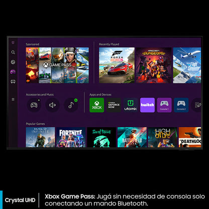 Smart Tv De 50  Samsung Crystal Uhd Un50cu7000gczb Led 4k Negro