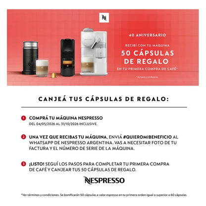 Cafetera Nespresso Pixie + Aeroccino Verde