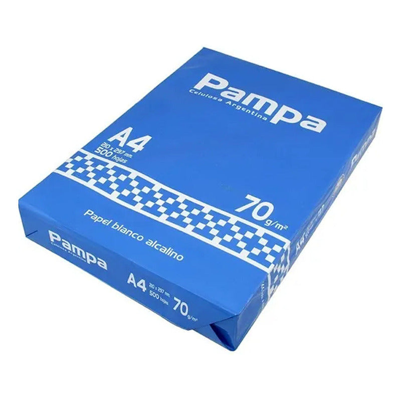 Resma Pampa A4 70 G Papel Blanco 500 Hojas