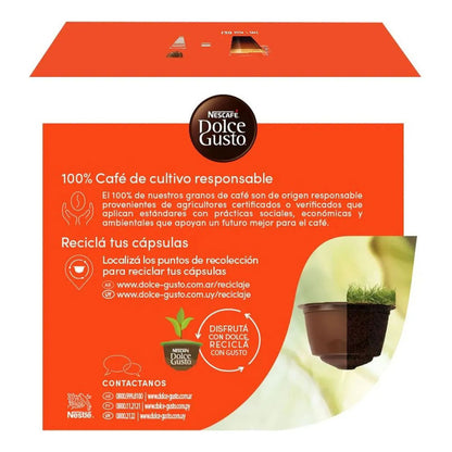 Café Lungo En Cápsula Nescafé Dolce Gusto Sin Tacc