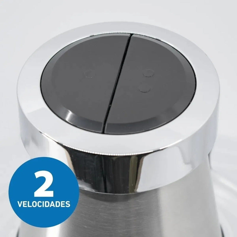 Picadora Peabody Con Doble Cuchilla Y Bowl De Vidrio Pe-cp200ix