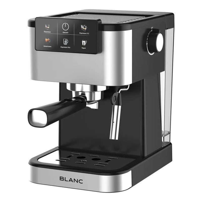 Cafetera Espresso Digital Blanc 1.5l 20bar Espumador Bcdp1 Plateado