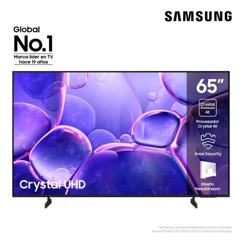 Smart Tv Samsung 65 4k Uhd Hdr Purcolor 65u8000f