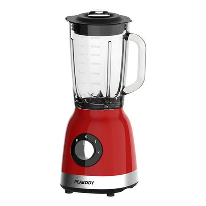 Licuadora Peabody Pe-ln810r Roja 2 Velocidades Jarra De Vidrio 1.75 Litros Rojo
