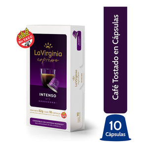 Cafe En Capsulas La Virginia Espresso Intenso N9 10 Capsulas