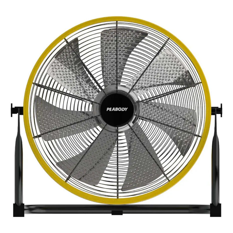 Ventilador De Piso Peabody Pe-vtb1630na 40.64 Cm Negro Y Amarillo 7