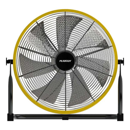 Ventilador De Piso Peabody Pe-vtb1630na 40.64 Cm Negro Y Amarillo 7