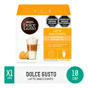 Café Latte Macchiato En Cápsula Nescafé Dolce Gusto Cápsulas