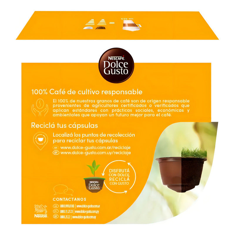 Café Latte Macchiato En Cápsula Nescafé Dolce Gusto Cápsulas