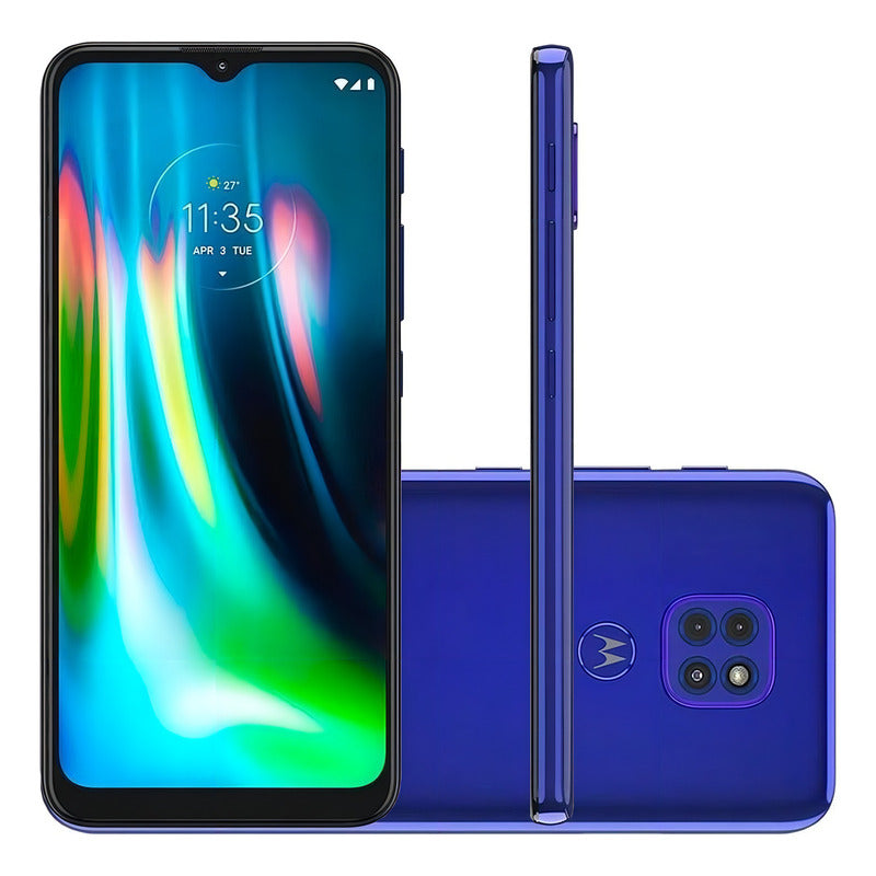 Moto G9 Play 64 Gb Azul Eléctrico 4 Gb Ram - Excelente (Reacondicionado)