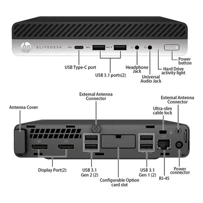 Hp Prodesk 800 Mini G5 I5 16 Ram 256 Ssd