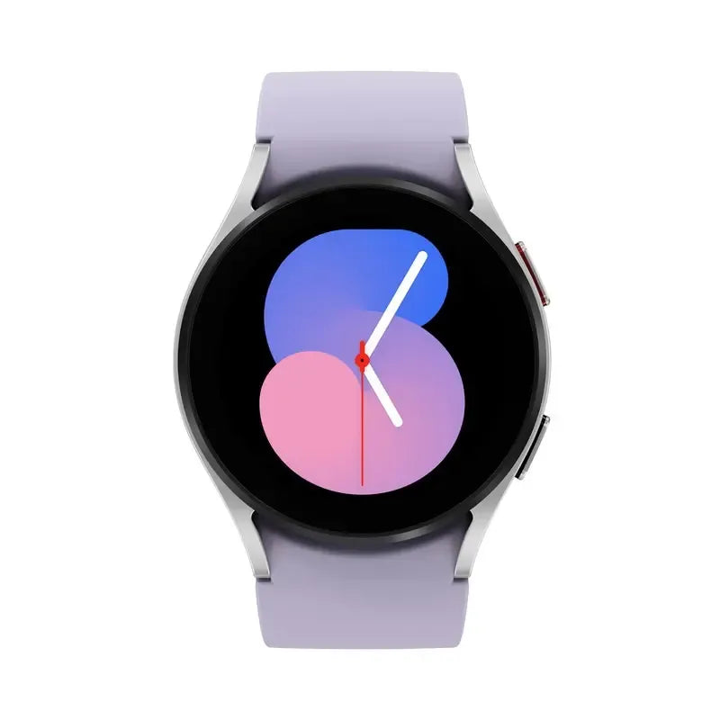 Smartwatch Samsung Galaxy Watch5 40mm Super Amoled Ip68 Color De La Caja Blanco Color De La Malla Violet Color Del Bisel Silver & Violet - Excelente (Reacondicionado) Deportivo Violeta