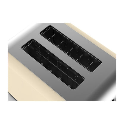Tostadora Peabody Pe-t387i 3 Funciones 6 Niveles 1050w Color Marfil