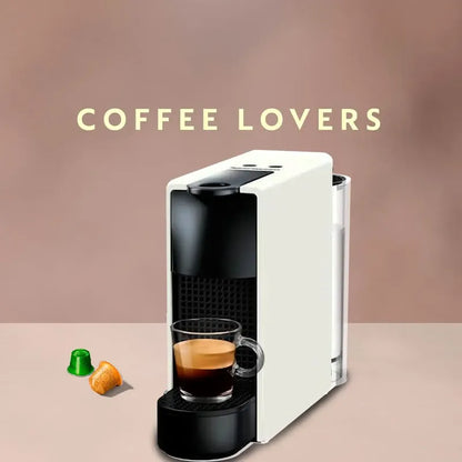 Cafetera Nespresso Essenza Mini + Aeroccino + 50 Capsulas Blanco
