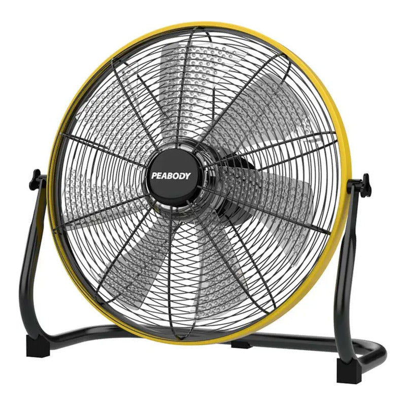 Ventilador De Piso Peabody Pe-vtb1630na 40.64 Cm Negro Y Amarillo 7