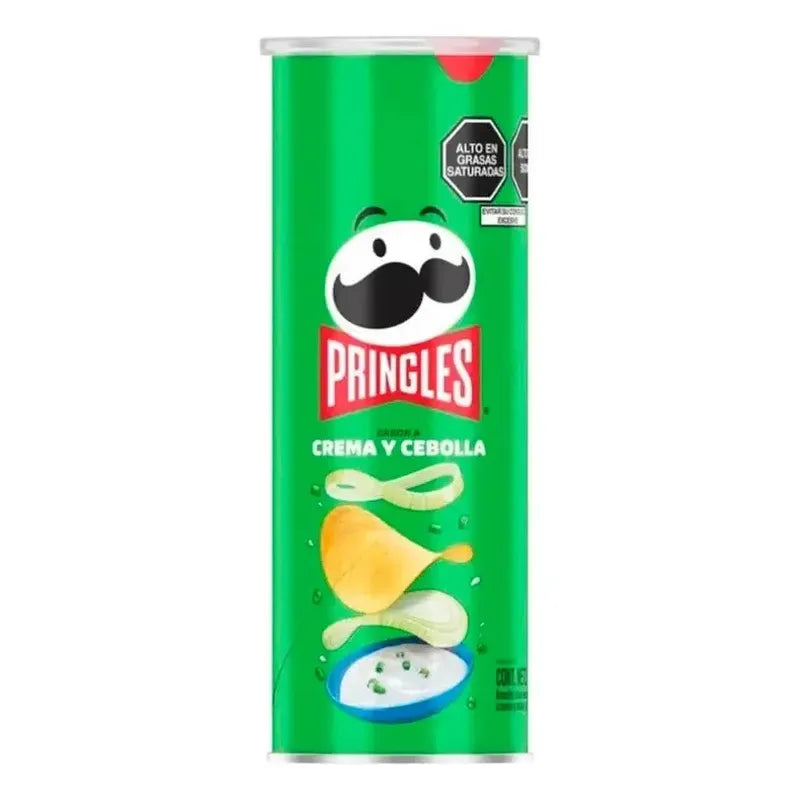 Papas Pringles Crema Y Cebolla X 109g Pringles Papas Fritas