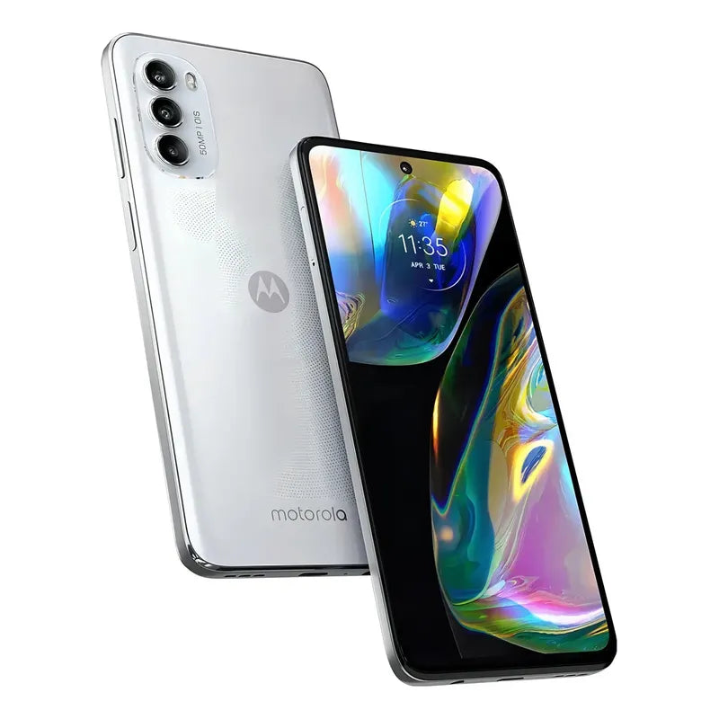 Celular Motorola Moto G82 5g 128gb + 6gb Ram Amoled 120hz Color Blanco - Aceptable (Reacondicionado)