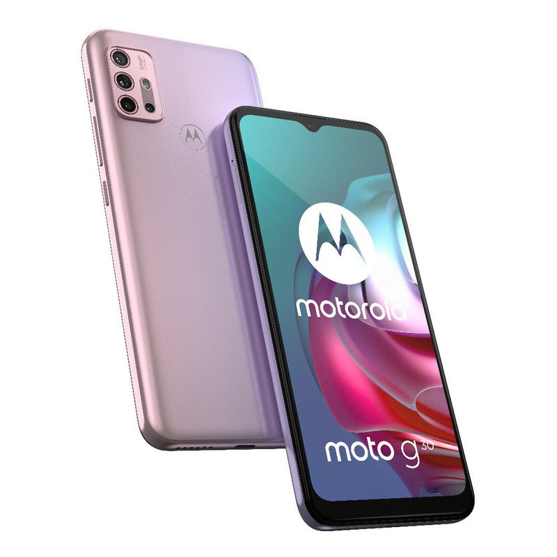 Moto G30 128 Gb Lila Pastel 4 Gb Ram - Excelente (Reacondicionado)