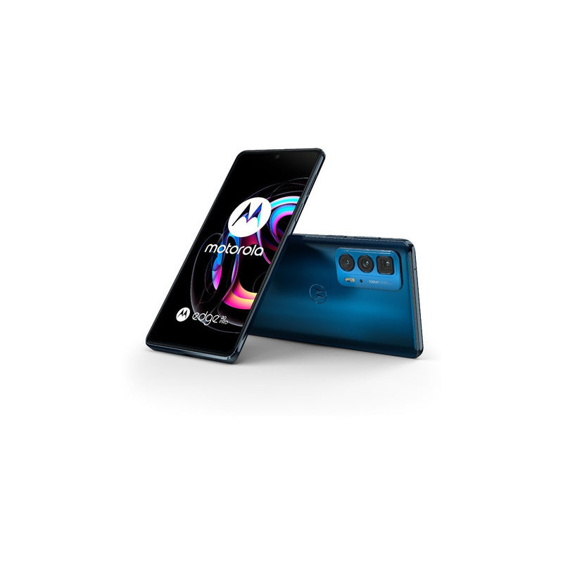 Celular Motorola Edge 20 Pro 256gb + 12gb Ram Oled Nfc Azul Color Azul Midnight - Bueno (Reacondicionado)