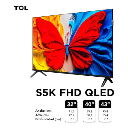 Smart Tv 32 Tcl Full Hd Qled 32s5k