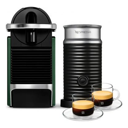 Cafetera Nespresso Pixie Bundle Pack Automática Para Cápsulas Monodosis Verde