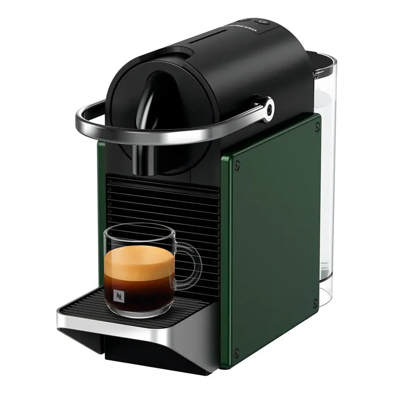 Cafetera Nespresso Pixie & Milk Dark Green C62 Verde