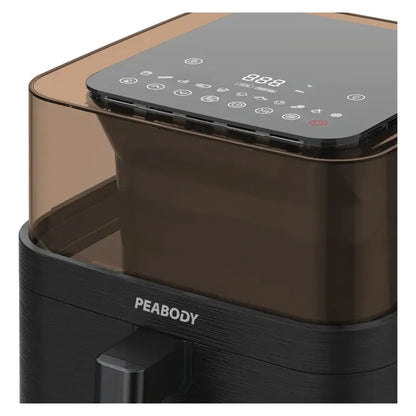 Freidora De Aire Peabody Pe-afd720n 7,2l Visor 360º 11 Prog Color Negro