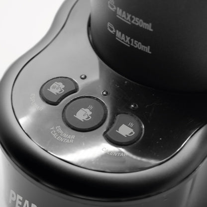 Espumador De Leche Peabody Pe-mf2316 600w 250ml Automático Color Negro