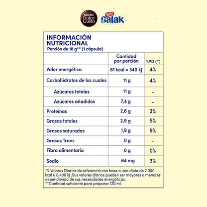 Café Chococino Galak En Cápsula Nescafé Dolce Gusto Dolce Gusto